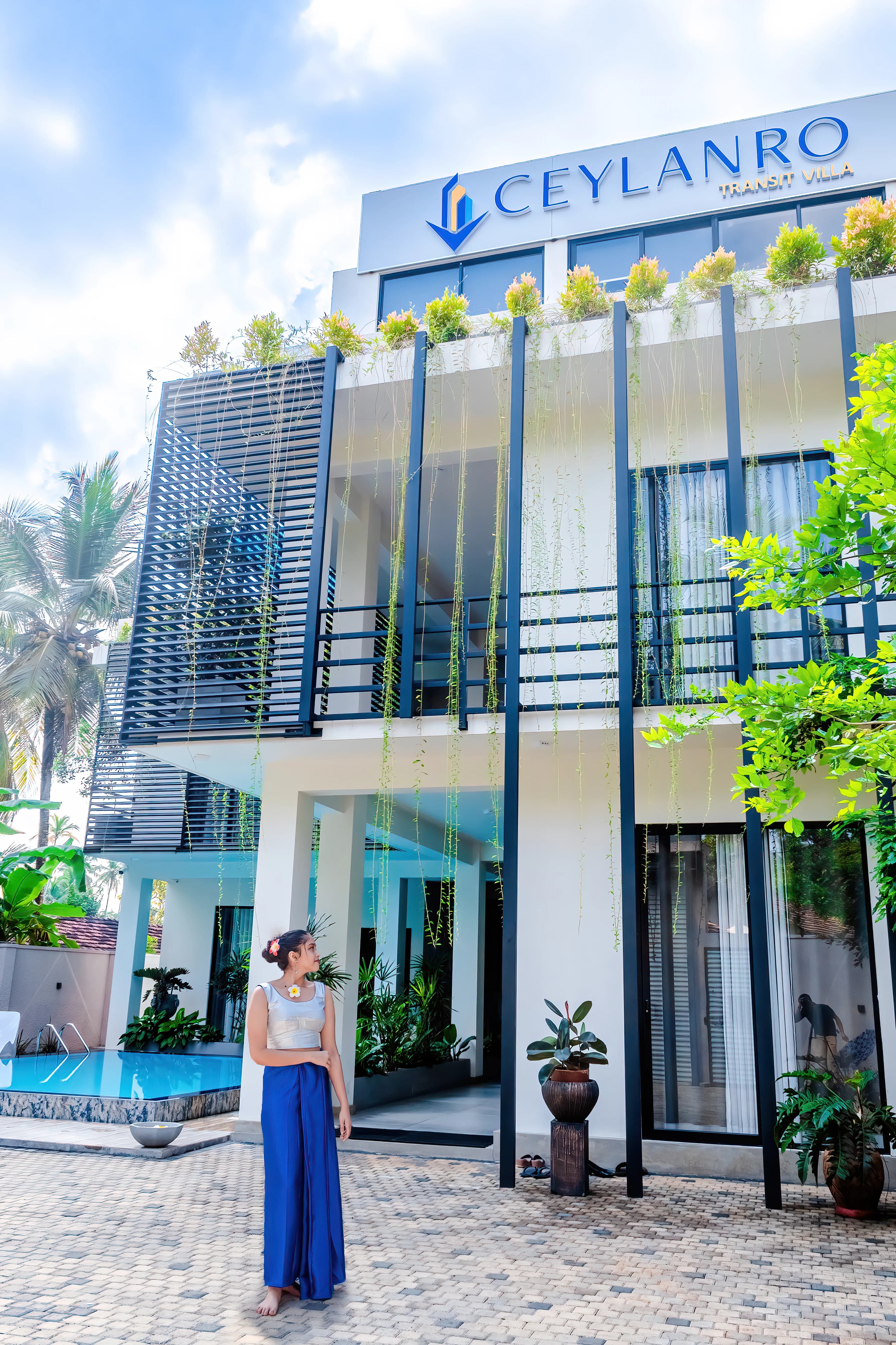 Villa Architectural Entrance
